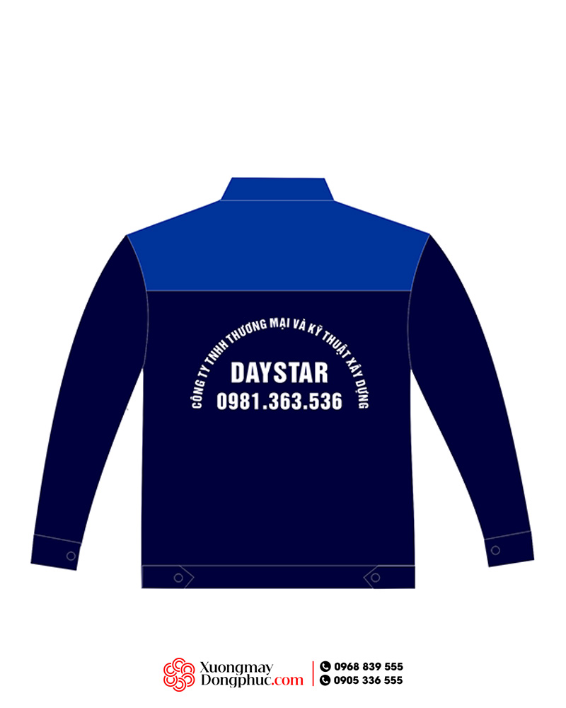 May và in áo bảo hộ Công ty TNHH Thương mại và kỹ thuật xây dựng Daystar