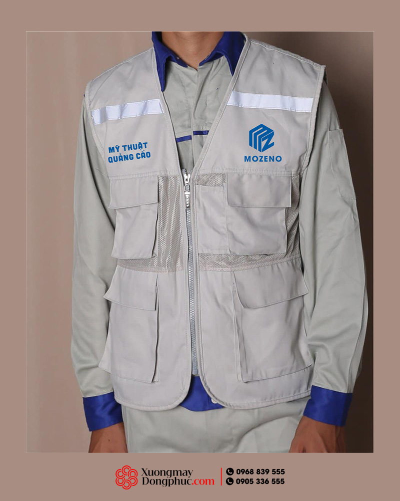 May và in áo gile Công ty cổ phần Quản lý xây dựng và phát triển đô thị Việt Nam