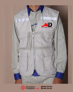 May và in áo gile Công ty MD Your Solutions
