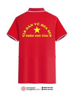 May và in áo phông CLB dân vũ Hoa sen Thôn Phù Ủng