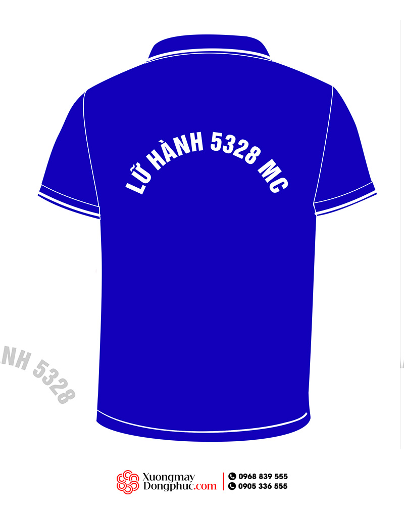 May và in áo phông CLB lữ hành 5328 Móng Cái