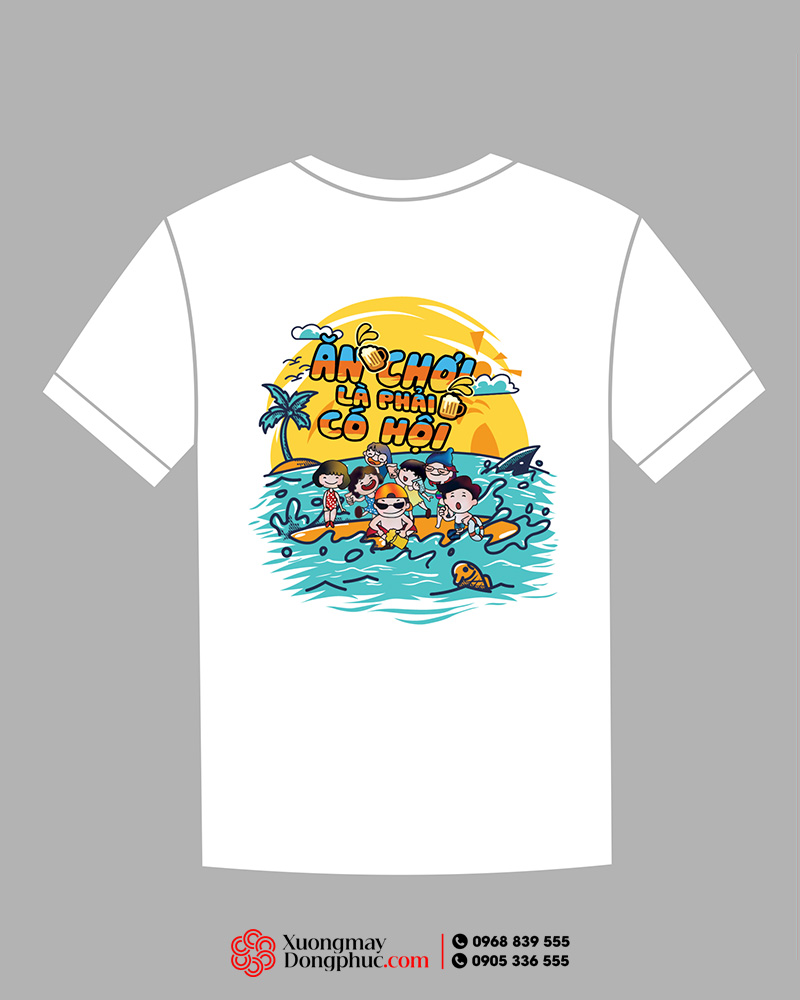 May và in áo phông đồng phục Mãi bên nhau bạn nhé