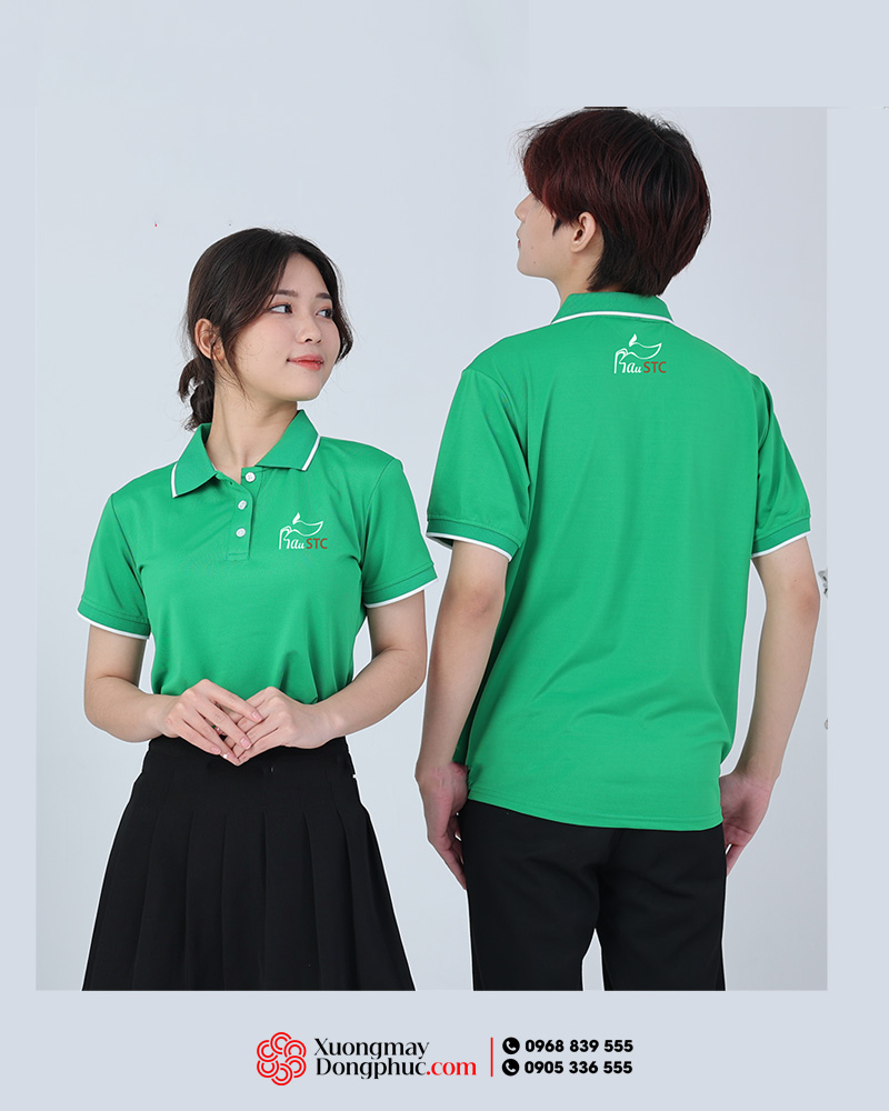 May và in áo phông đồng phục Rau STC