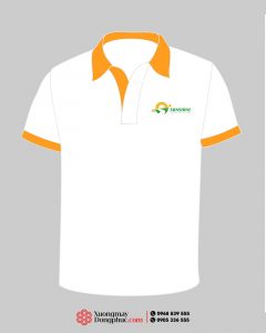 May và in áo phông màu trắng Công ty Sunshine