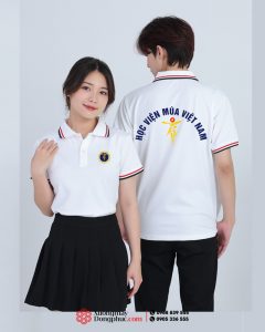 May và in áo phông màu trắng Học viện múa Việt Nam