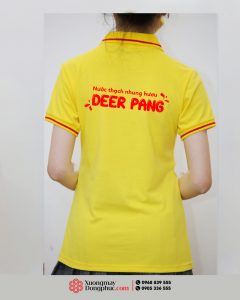 May và in áo phông Công ty Nước thạch nhung hươu Deer Pang