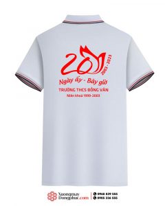May và in áo phông Trường THCS Đồng Văn niên khóa 1999-2003 - 20 năm Ngày ấy bây giờ
