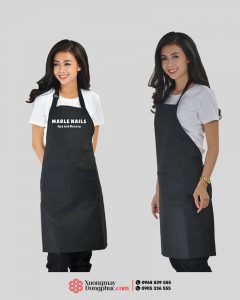 May và in tạp dề Tiệm Mable Nails