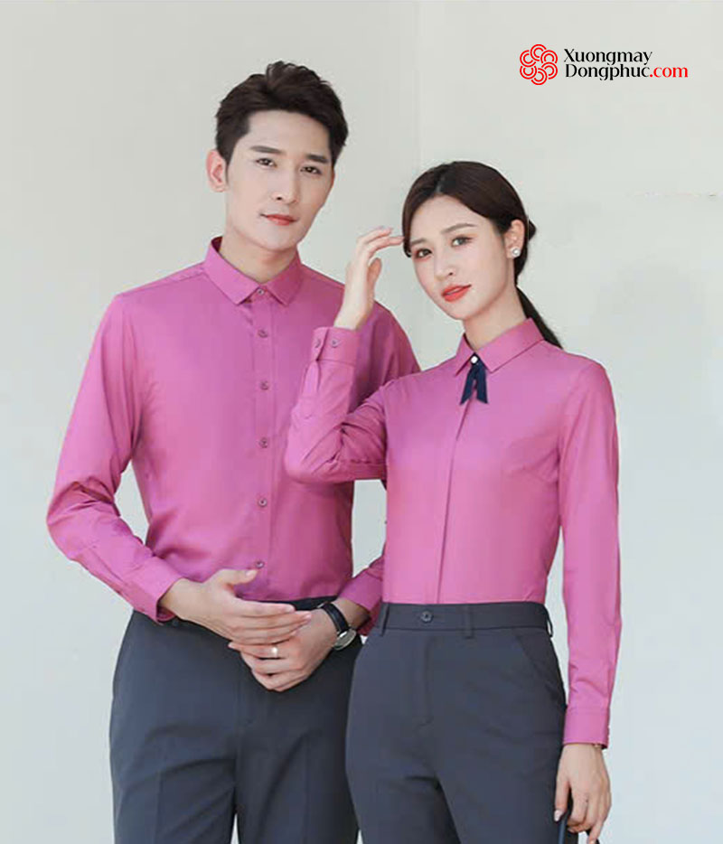 May áo sơ mi đồng phục