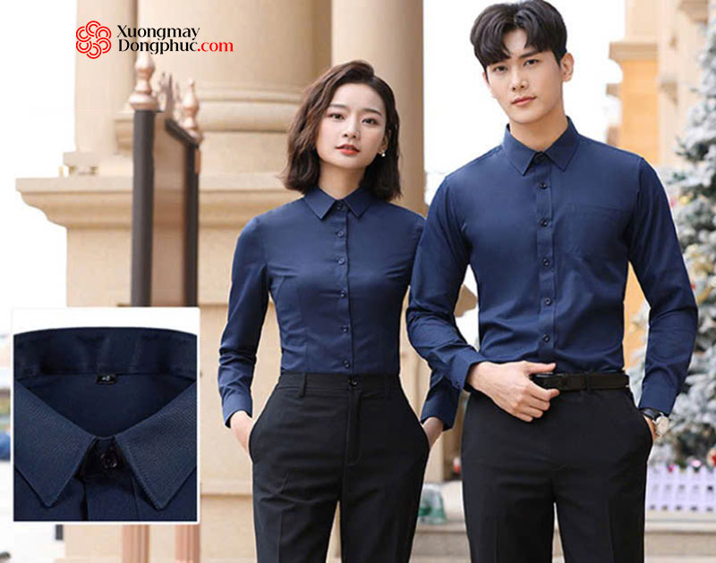 May áo sơ mi đồng phục