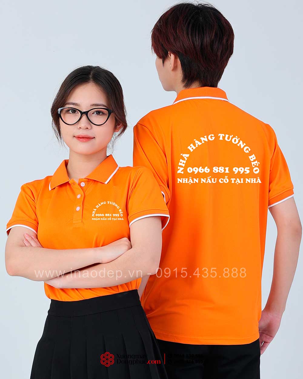 May áo phông Nhà hàng Tường Béo