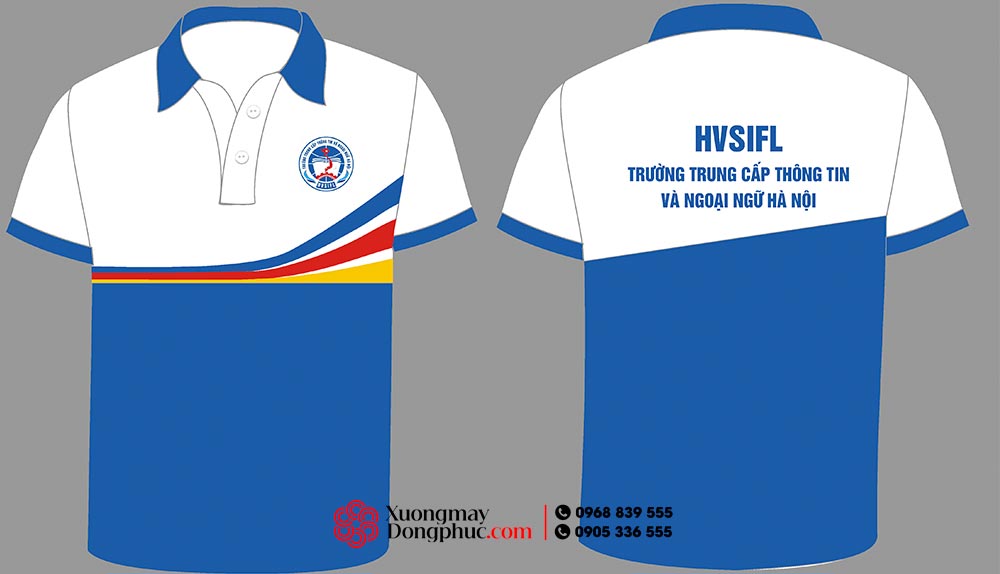 May và In áo Lớp HVSIFL Trường Trung cấp thông tin và Ngoại ngữ Hà Nội