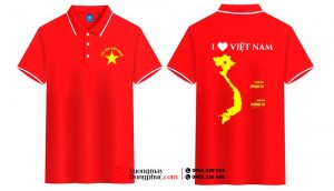 May và In áo cờ đỏ sao vàng Tôi yêu Việt Nam