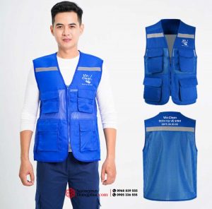 May và In áo gile Công ty Dịch vụ vệ sinh Vin Clean