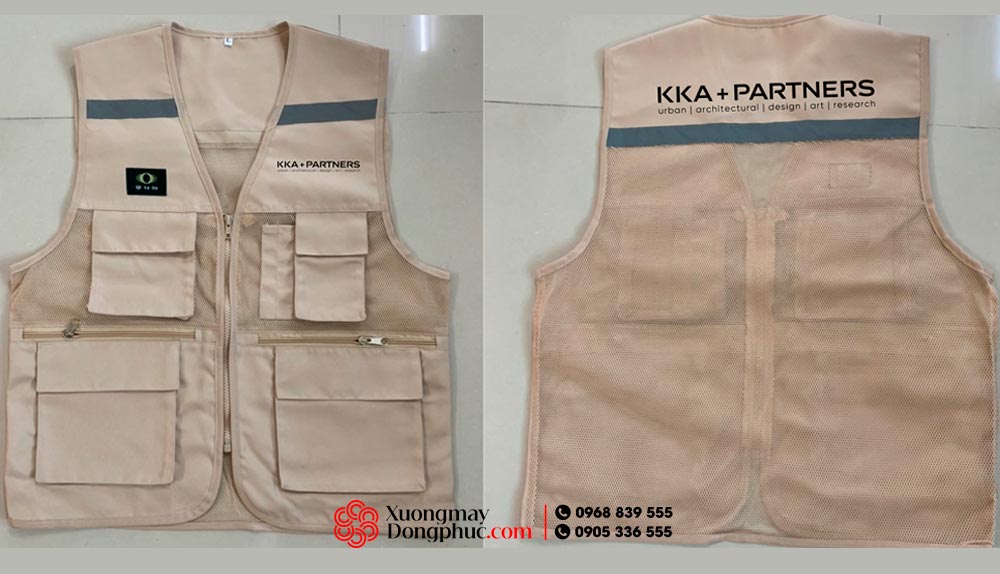 May và In áo gile Công ty KKA + Partners