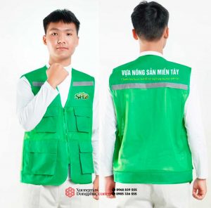 May và In áo gile Vựa nông sản miền Tây SHD