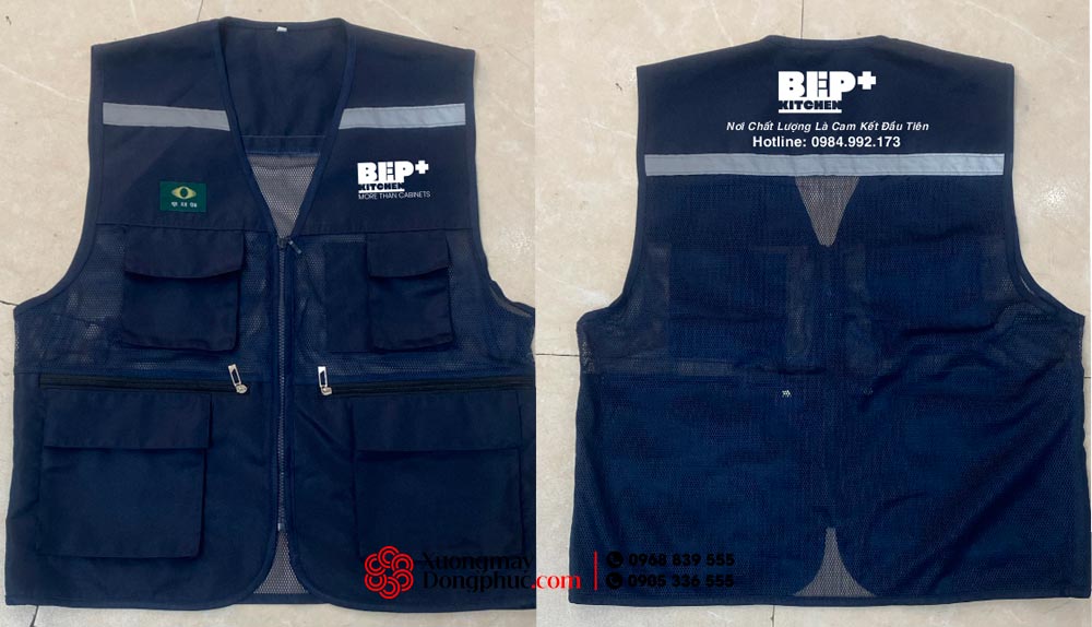 May và In áo gile đồng phục Bếp Kitchen More than Cabinets