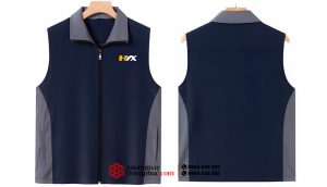 May và In áo gile đồng phục HYX