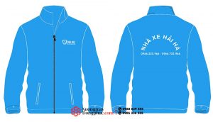 May và In áo khoác đồng phục Nhà xe Hải Hà