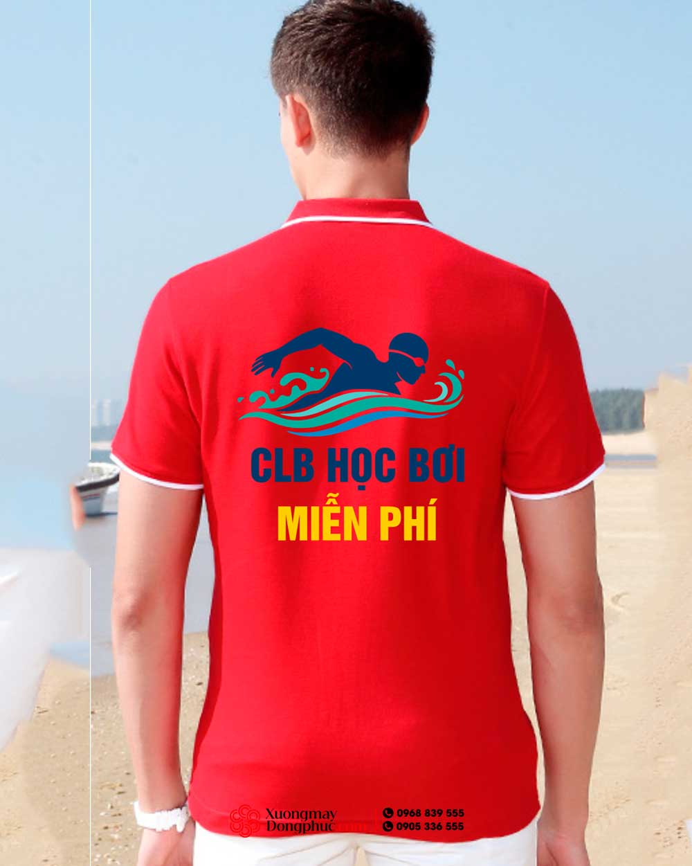 May và In áo phông Câu lạc bộ học bơi miễn phí