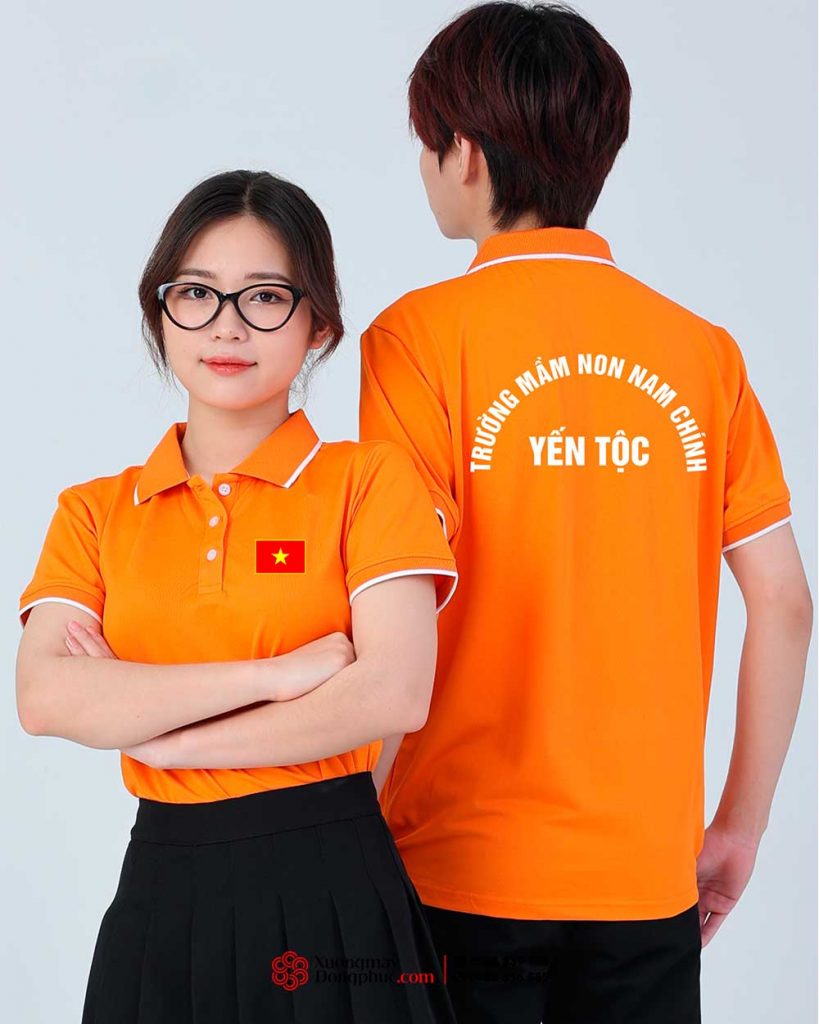 May và In áo phông Trường mầm non Nam Chính Yến Tộc