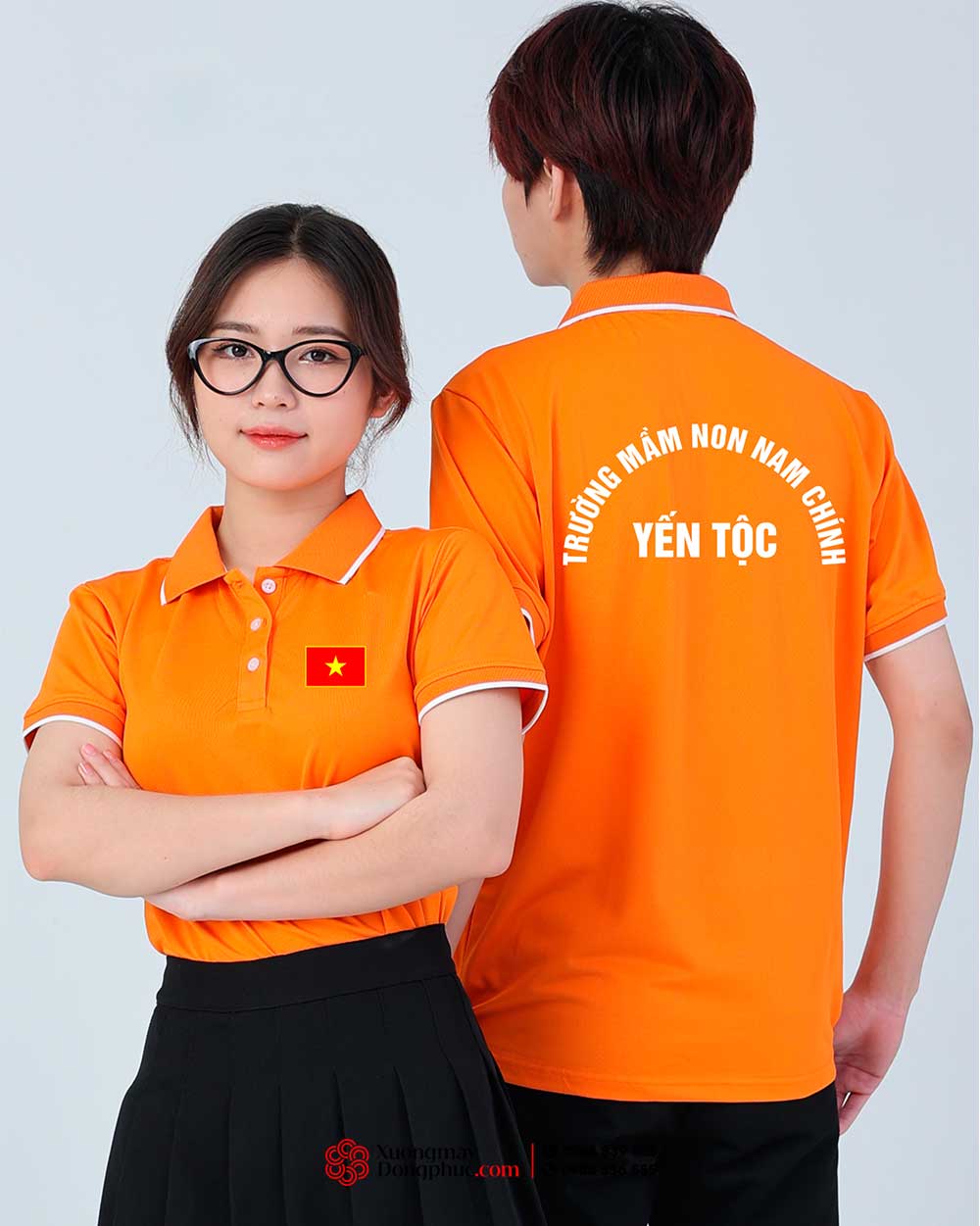 May và In áo phông Trường mầm non Nam Chính Yến Tộc