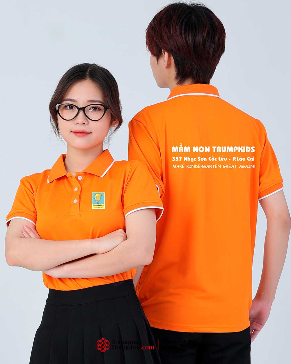 May và In áo phông Trường mầm non Trumpkids