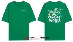 May và In áo phông đồng phục Horse - Together We change the World