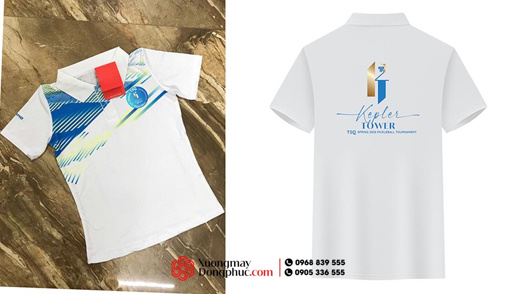 May và In áo phông đồng phục Kepler Tower