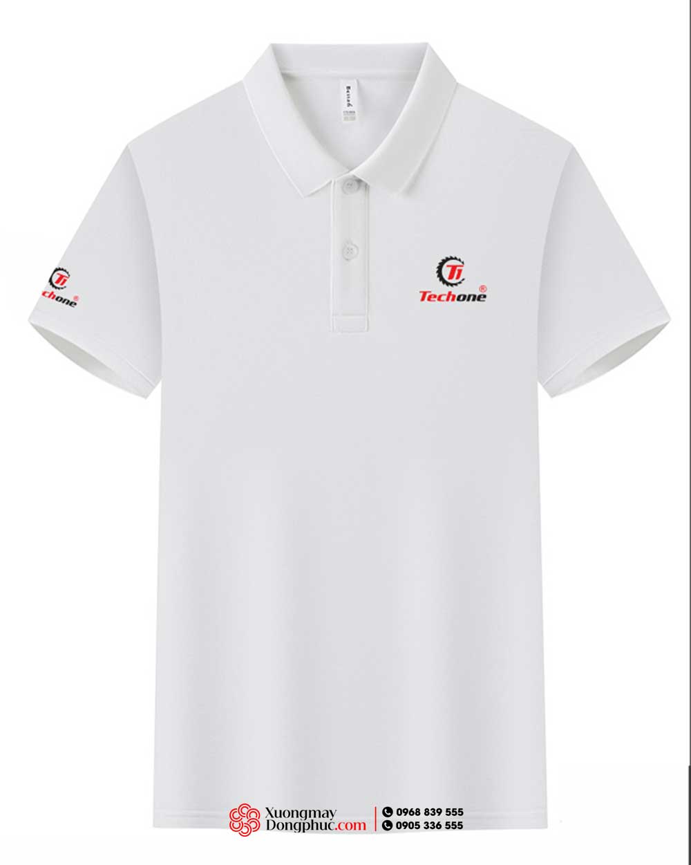 May và In áo phông đồng phục Techone