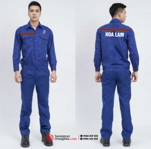 May và In đồng phục bảo hộ Công ty Hoa Lam