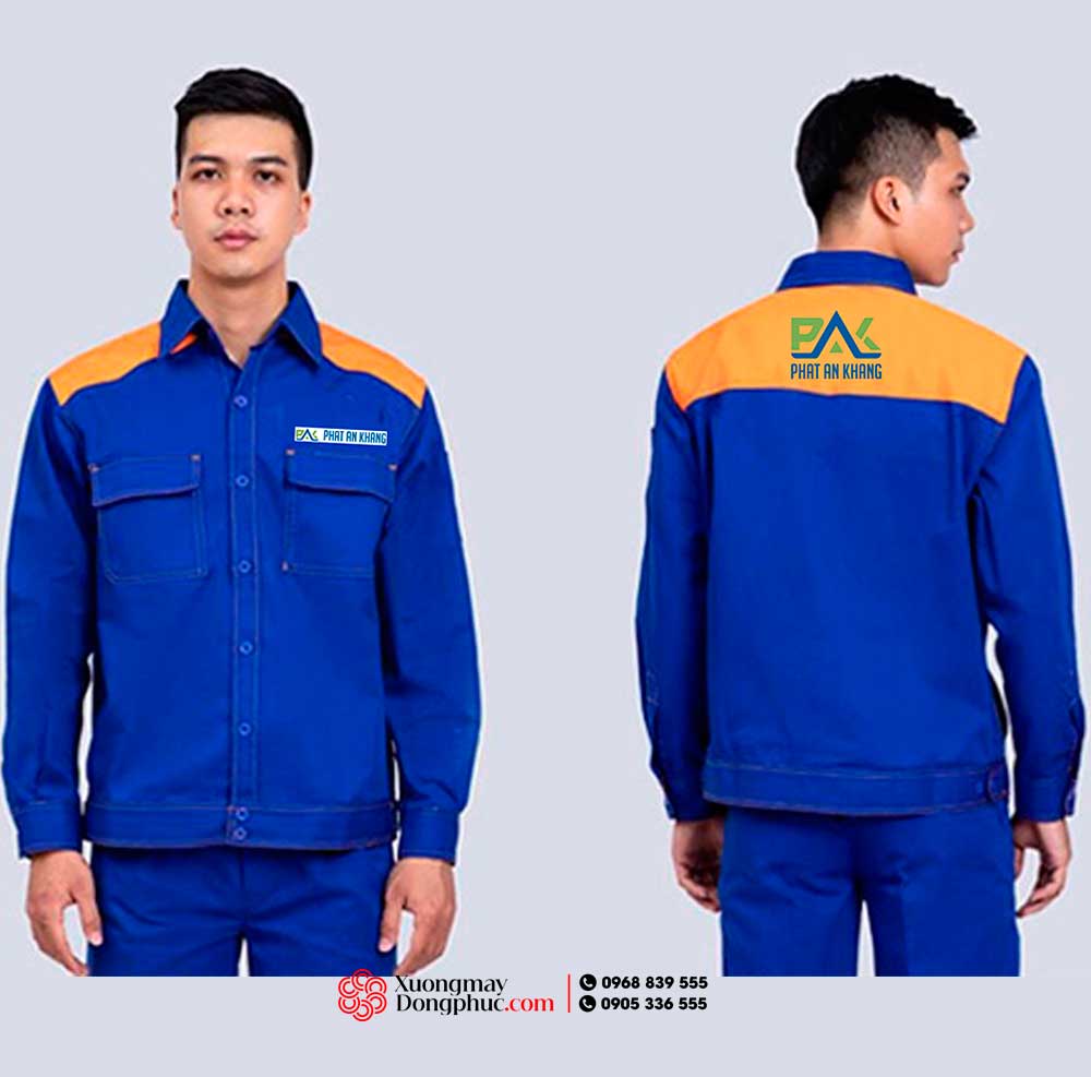 May và In đồng phục bảo hộ Công ty Phát An Khang PNK