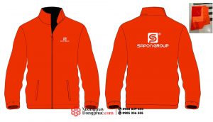 May và in áo khoác đồng phục Sapon Group