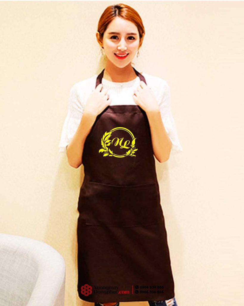 May và in tạp dề đồng phục NL