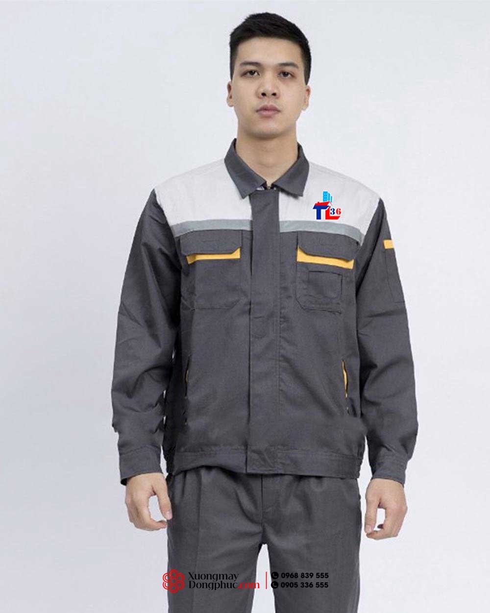 May và In đồng phục bảo hộ Công ty TL36