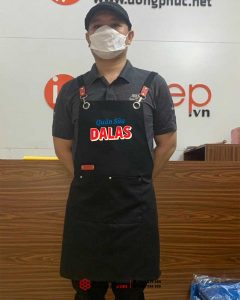 May Và In Tạp Dề Đồng Phục Quán Sữa Dalas