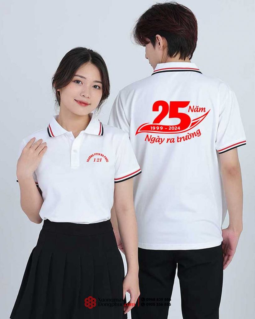 May và In áo Lớp 12I Trường PTTH Đa Phúc – 25 năm Ngày ra trường