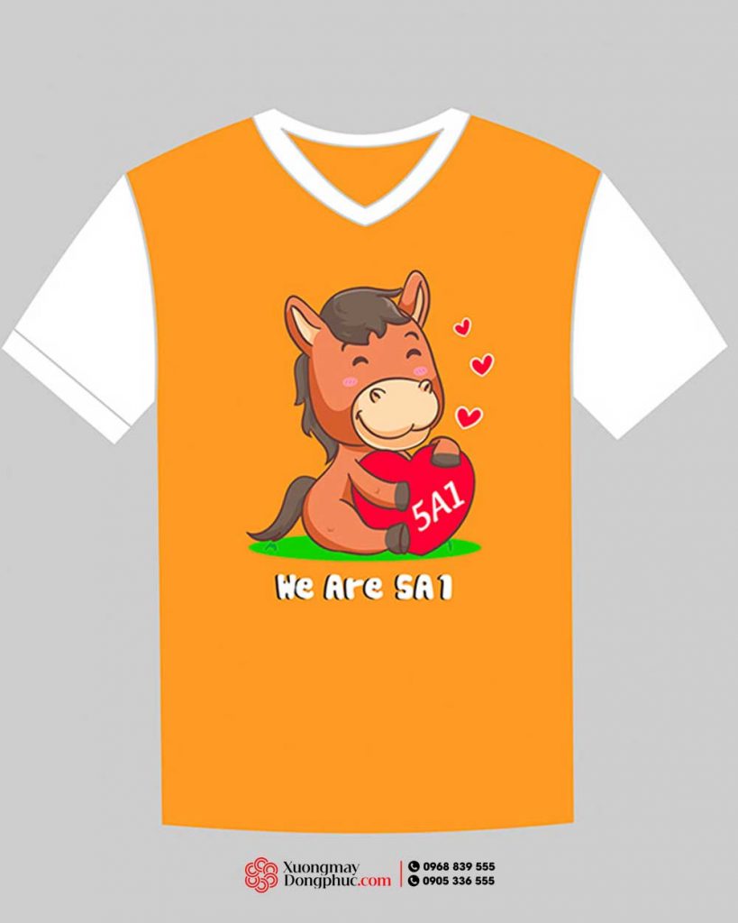May và In áo Lớp 5A1 – We are 5A1