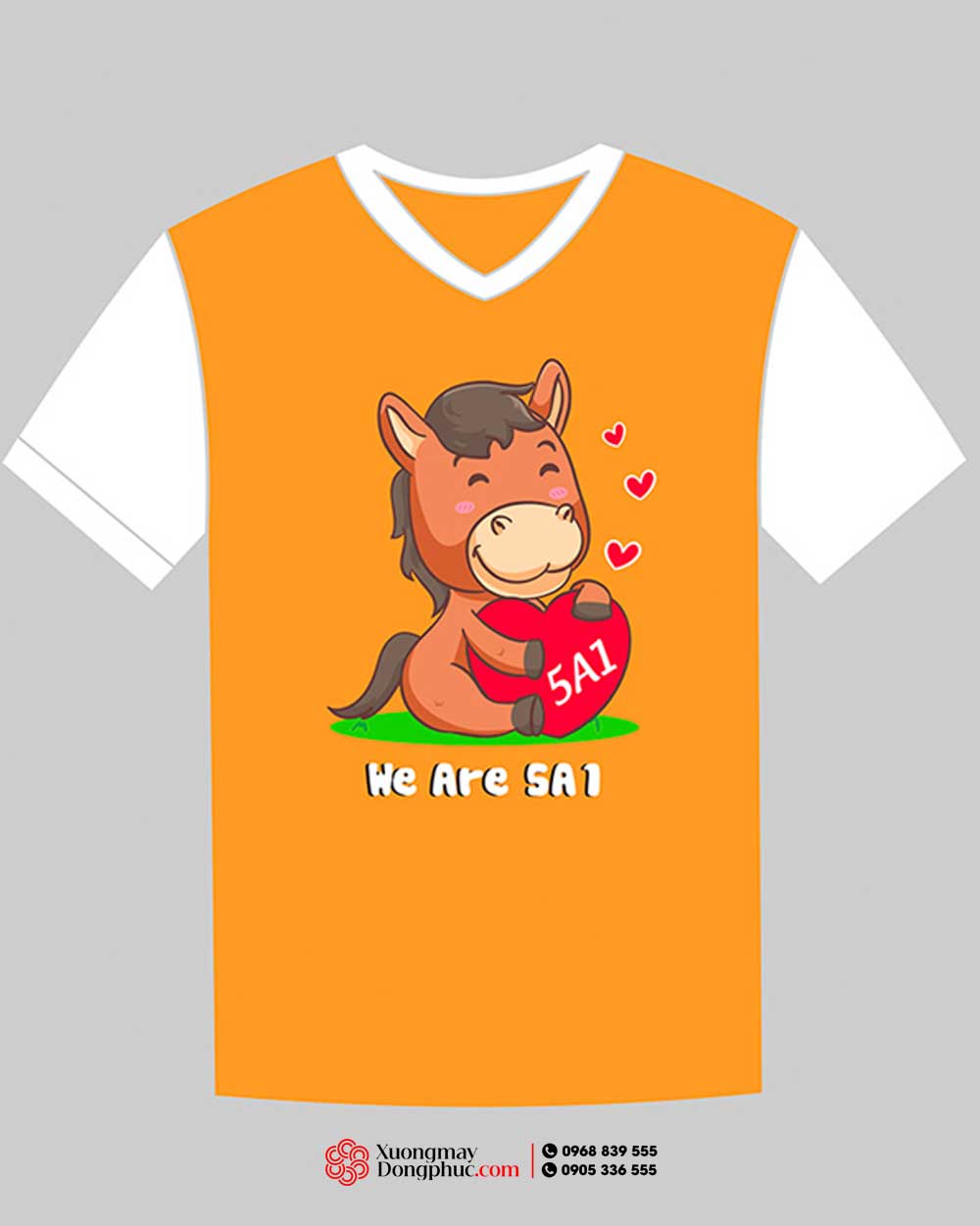 May và In áo Lớp 5A1 – We are 5A1