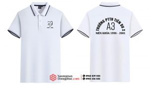 May và In áo Lớp A3 Trường PTTH Tiên Du 2 niên khóa 1998-2001