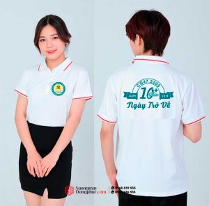 May và In áo Lớp CQ47.2205 Học viện Tài Chính – 10 năm Ngày trở về