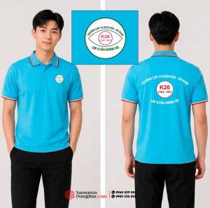 May và In áo Lớp G K26 Trường cấp III Biên Hòa – Hà Nam
