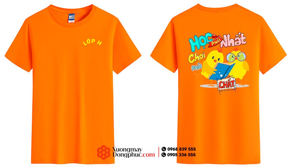 May và In áo Lớp H – Học phải Nhất – Chơi phải Chất