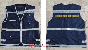 May và In áo gile Công ty Hando General Contruction