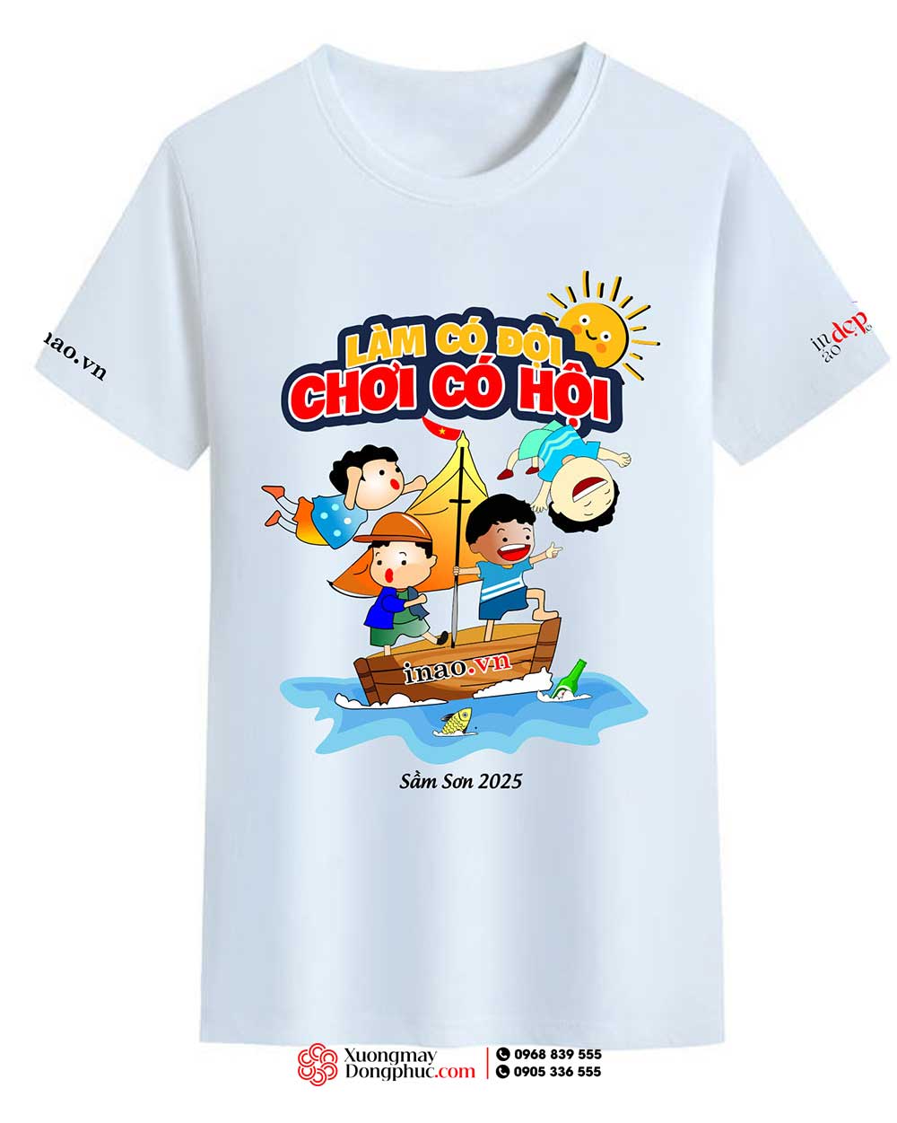 May và In áo phông đi biển Làm có đôi - Chơi có hội