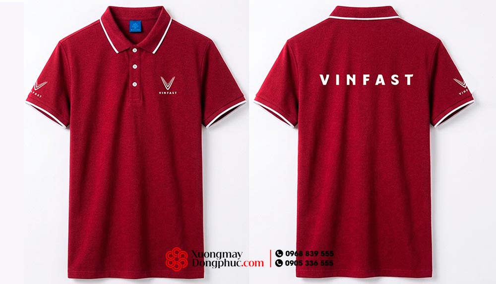 May và In áo phông đồng phục Vinfast
