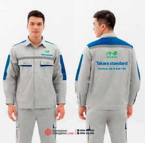 May và In đồng phục bảo hộ Công ty Shinyo Takara Standard
