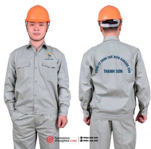 May và In đồng phục bảo hộ Công ty TNHH Chế biến khoáng sản Thanh Sơn