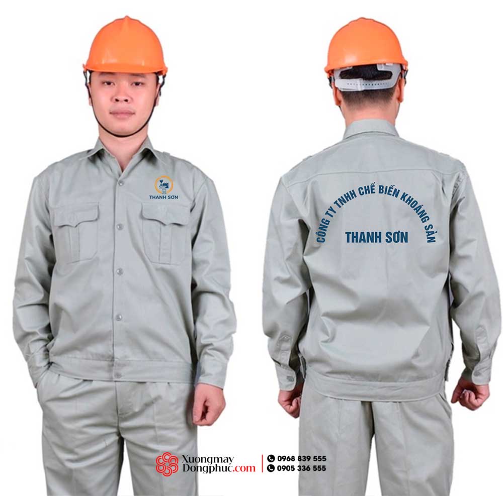 May và In đồng phục bảo hộ Công ty TNHH Chế biến khoáng sản Thanh Sơn