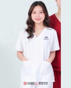 May và In đồng phục y tế Bệnh viện Mắt Hà Nội – Hà Nam